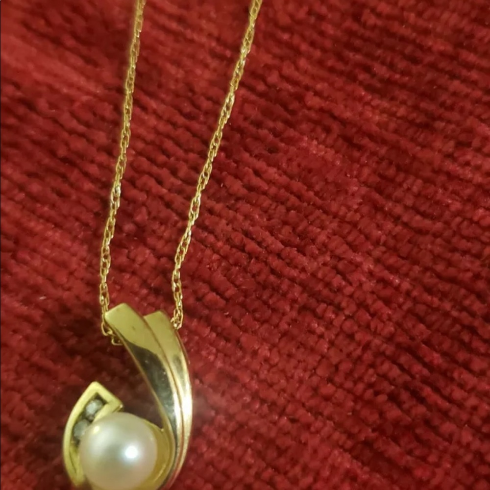 10K Necklace and Pendant real gold